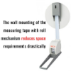 Picture of SECA 206 – Wall Mounted Roll-up Measuring Tape / Stadiometer